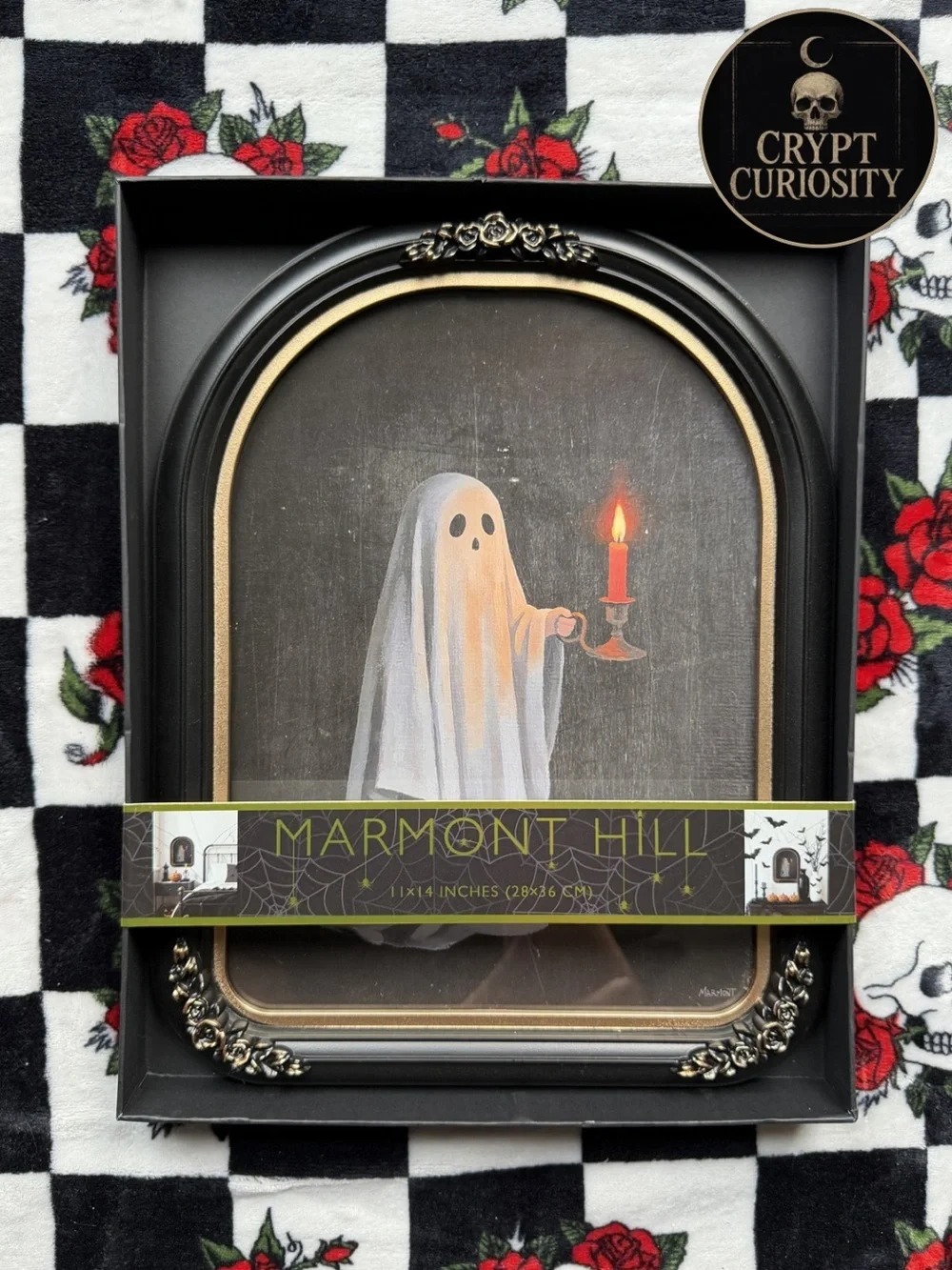 BRAND NEW HALLOWEEN MARMONT HILL VIRAL VINTAGE LURKING GHOST WALL ART